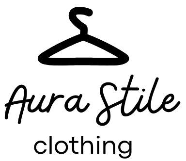 Aura Stile clothing logo featuring a hanger design, representing trendy and stylish apparel.