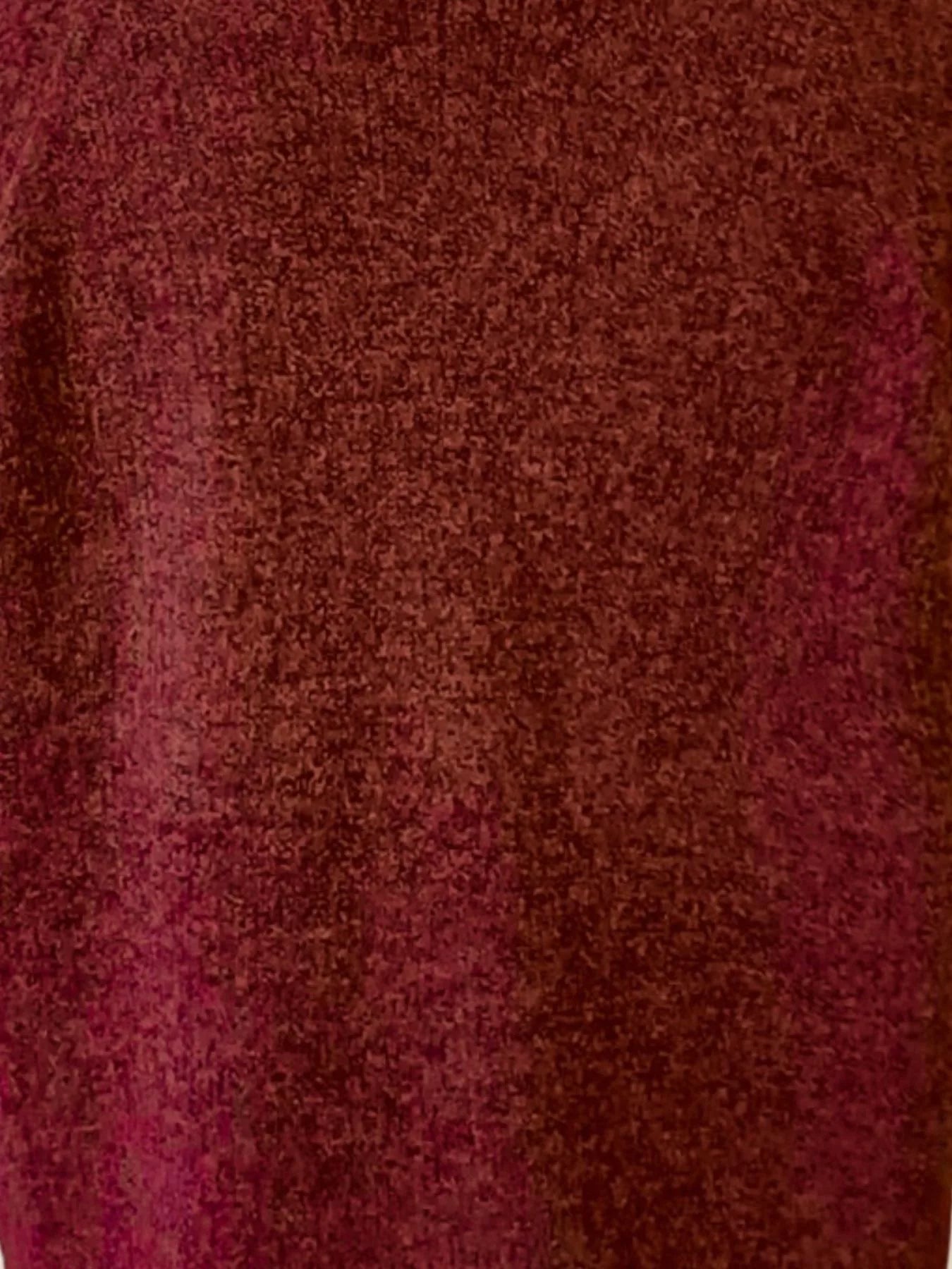 Textured close-up of a Lace Bowknot Knit Cardigan, showcasing the rich burgundy color and fabric details.